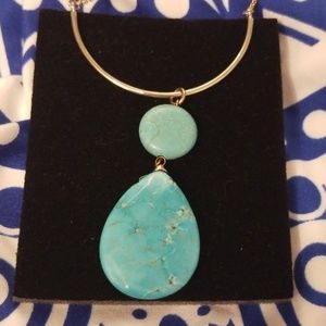 Turquoise pendant necklace